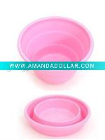 Wholesale travel silicone Collapsible and portable bowls