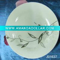 Wholesale 7.5"silver porcelain dishes plates