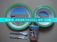 melamine dinner set