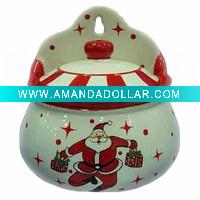 Best Selling Dolomite Christmas Sugar Pot