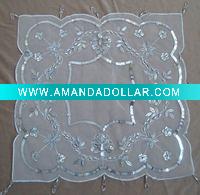 sequin embroidery tablecloth