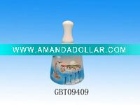 Ceramic table dining bell , diner ring , souvenir gift