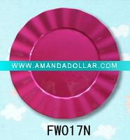 13" Round Plastic Plate