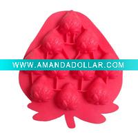 Silicone Ice Tray-Strawberry Shape