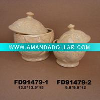 Ceramic candy jar