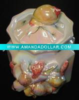 ceramics sea type glvanized storage pot