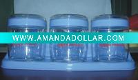 Glass cruet set
