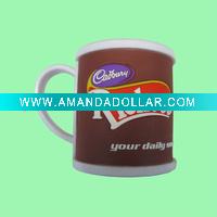 Wholesale PVC cartoon covered mugs