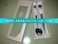 Korean delicate ceramic handle tableware gift sets