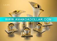 Wholesale 15 pcs luxrious Coffee Set