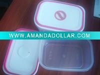 double plastic lunch boxes