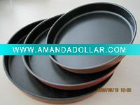 3pcs carbon steel nonstick Pizza Pan