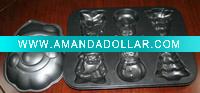 Nonstick Christmas cake pan set