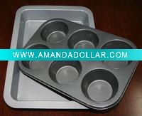 Wholesale Carbon steel muffin and roast baking pan set