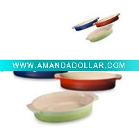 glazed stoneware bakeware