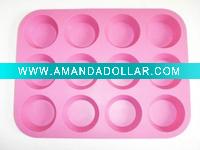 Silicone bakeware round shape cake mold