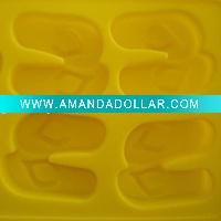 Slippers Shaped ice tray Silicone Ice Cube Tray
