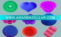 various shape silicon cake mould for baking
