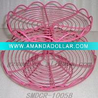 Wholesale 2-Tire Wire Powder Coat Cake Stand