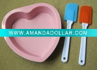 Silicone spatulars with pp handle