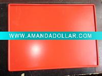 Wholesale red color silicone bakeware/silicone baking tray
