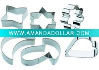 Wholesale Cookit cutters of 6 pcs
