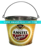 Metal Ice Bucket in Round Shape