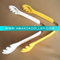 Stainless Steel PP kitchen utensil tongs