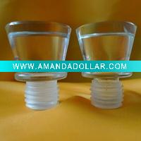 Plastic Crystal wine bottle stoppers
