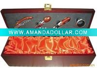 Wholesale wooden/leather wine box