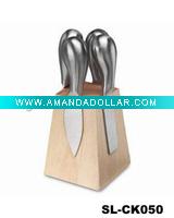 Wholesale High quality stainless steel cheese knife set