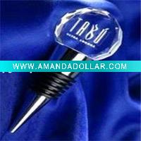crystal bottle stopper