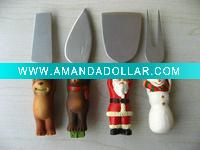 Christmas Cheese Knife Set