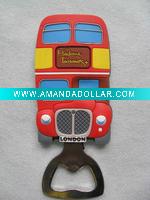 Wholesale PVC bottle opener with shoes pattern