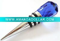 Crystal wine stopper