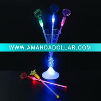 led flashing stirrer