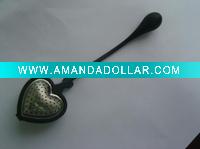 Heart shape silicone tea infuser