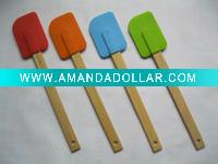 Wholesale wooden handle spatula