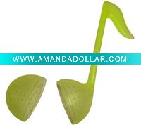 music shape silicone rubber tea infuser