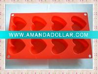 Wholesale Heart shaped silicone bakeware