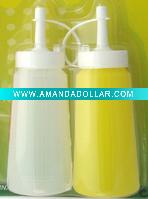 2pcs plastic squeeze dispenser set