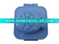 Wholesale FFX'S FDA& LFGB approved fish design PP boiled egg mould