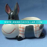 Wholesale Ceramic donkey egg holder