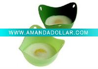Wholesale Non-toxic egg poacher silicone pan