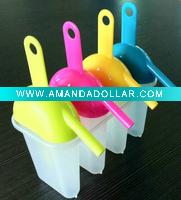 4pcs PP plastic ice pop maker