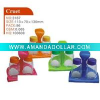 2010 new disign plastic Cruet