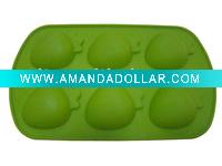 Wholesale silica gel strawberry ice tray/ silicone ice tube/chocolate mold/2010 new ice box/