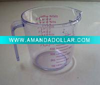 Wholesale Transparent plastic Measuring cup with graduate for good quality