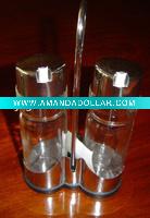 salt & pepper glass bottle