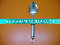 stainless steel serving spoon